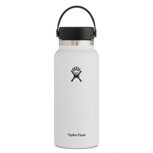 Hydroflask 32 oz Wide Mouth - White - Great Outdoors Ireland