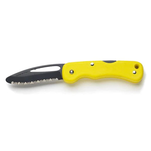 Whitby & Co Safety/Rescue Blunt Ended 2.5" Lock Knife - Yellow - Great Outdoors Ireland