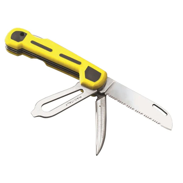 Whitby & Co Skipper's Lock Knife (2.75") - Yellow - Great Outdoors Ireland