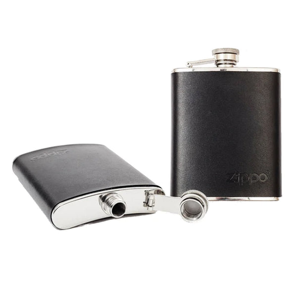 Zippo Leather Wrapped Hip Flask - Great Outdoors Ireland